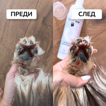 Пробиотична почистваща пяна - за лапички и козина