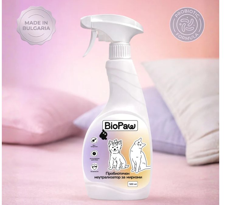 BioPaw Пробиотичен неутрализатор на миризми